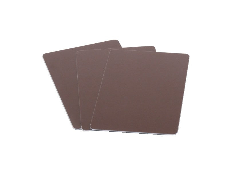 Plastik Kart - 86 x 54mm, 30mil, 0.76mm (boş) - kahverengi