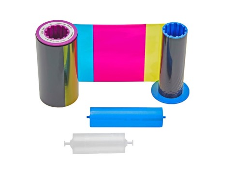 i Series Farbband, 5 Panel YMCKK, ca. 500 Drucke pro Rolle für ZXP Serie 8 und ZXP Serie 9