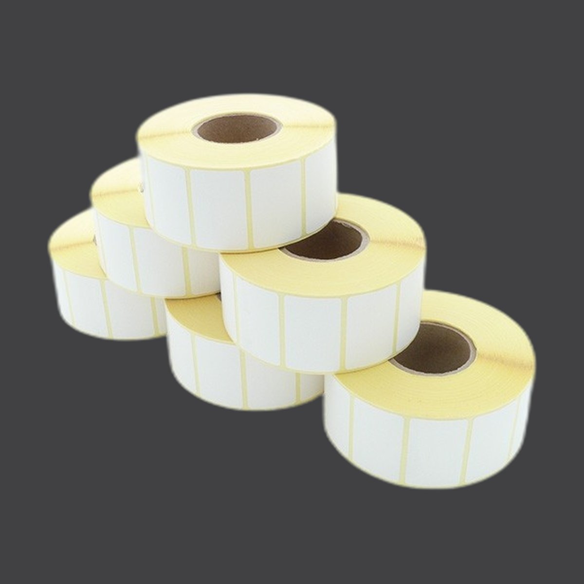 Etikettenrolle - Thermodirekt, 40 x 25mm, D100mm, Kern 40mm, 1650 Etiketten/Rolle, ablösbar