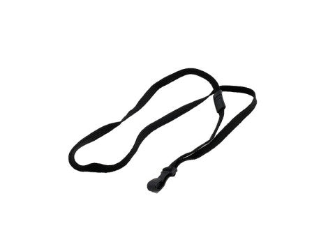 Lanyard/Band, schwarz für Kartenhalter mit Sicherheitsverschluss (Plastikkarte mit Loch)