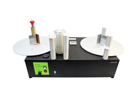 PM-300-CS-STEP - Etiketten Aufwickler und Abwickler mit Start und Stop Automatik und konstanter Geschwindigkeit