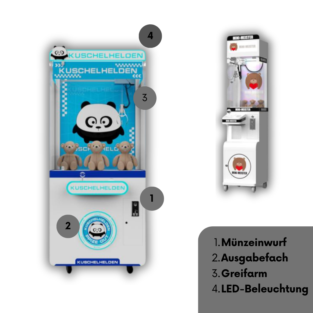 Kuschel Helden Greifautomat