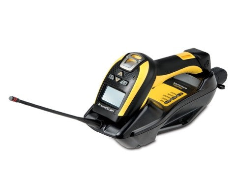PowerScan PM9100 USB-KIT - inkl.  Linear Imager mit Display (4 Tasten), Basis-/Ladegerät, USB-Kabel, Netzteil und Netzteil-Adapter
