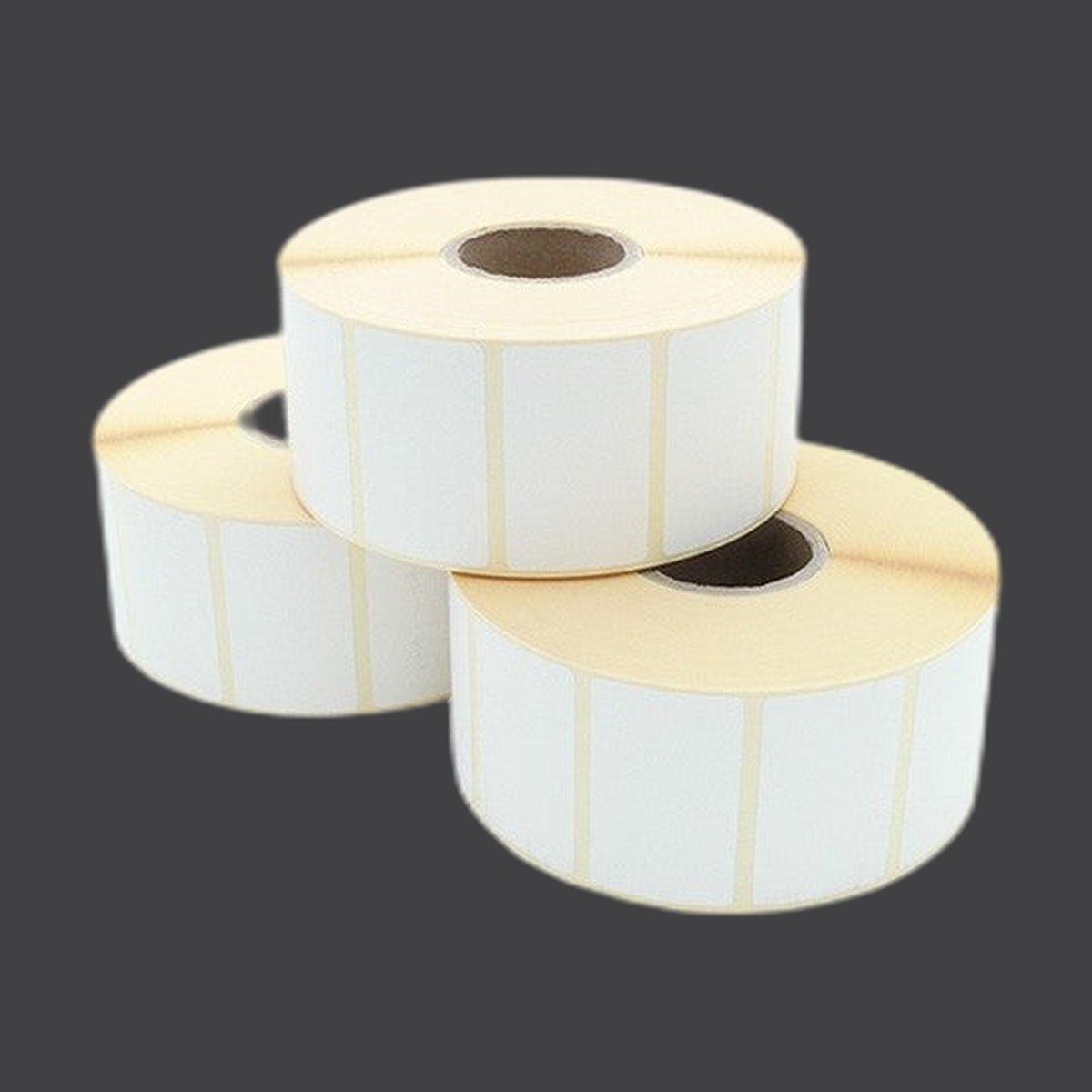Etikettenrolle - Thermotransfer, 50 x 25mm, D94mm, Kern 40, 1500 Etiketten/Rolle, permanent