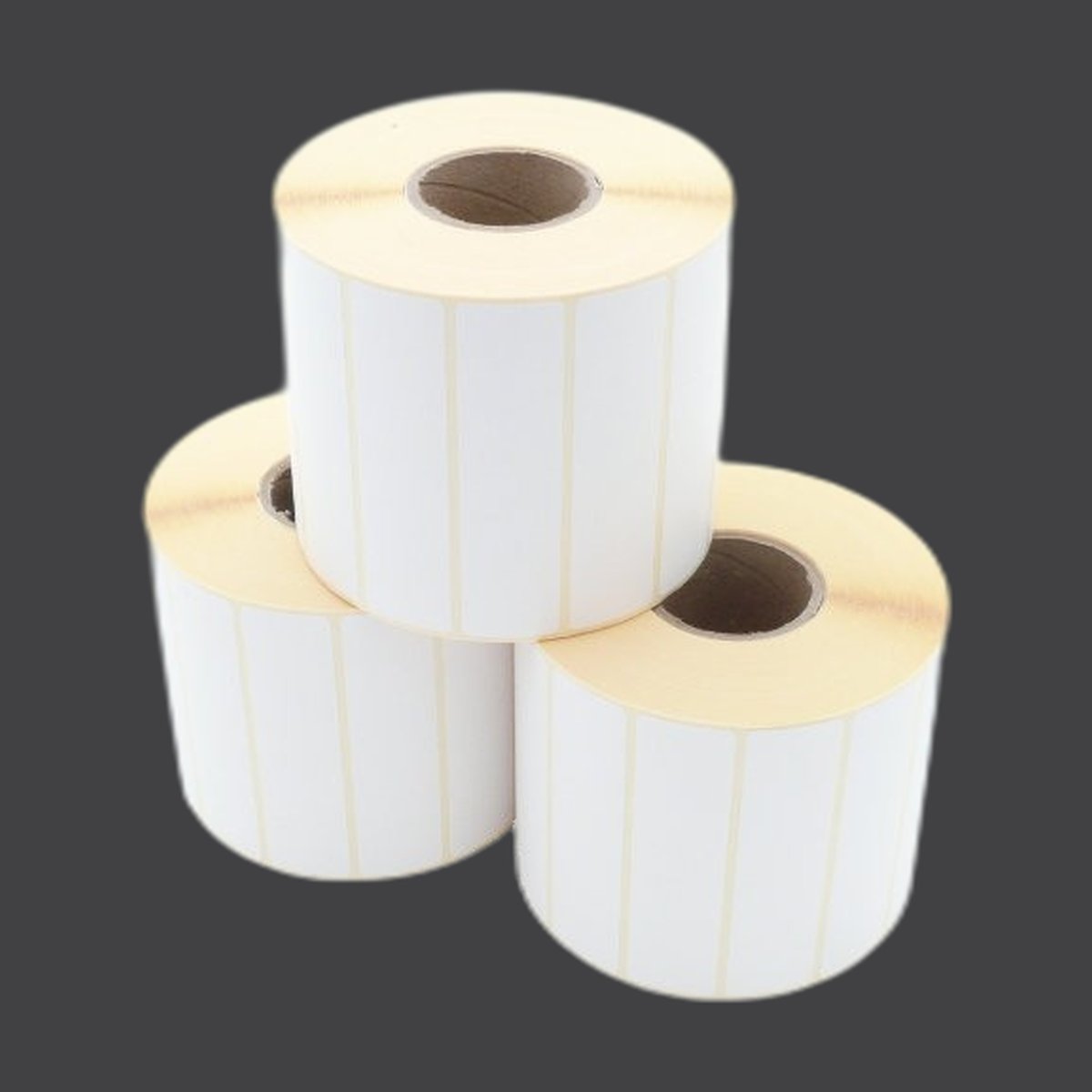 Etikettenrolle - Thermotransfer, 89 x 23mm, D107mm, Kern 40, 2300 Etiketten/Rolle, permanent