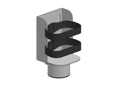 Flaschenhalter (obere Anbringung) für Händedesinfektionsmittel für SP2