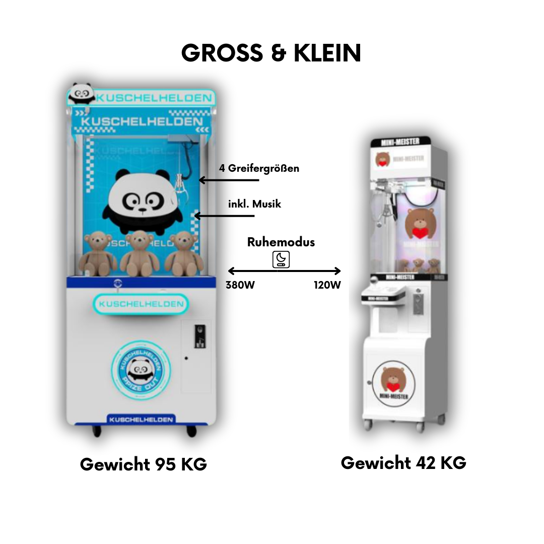 Kuschel Helden Greifautomat