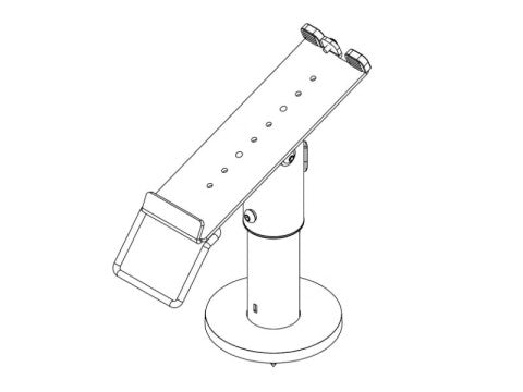 PRE-SET EFTS01 - EC-Karten Terminal Halterung für Ingenico Desk-5000, graphitgrau
