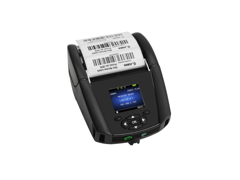 ZQ620 Plus - Mobiler Bon- und Etikettendrucker, 79mm, Druckbreite 72mm, Bluetooth + WLAN, Linerless