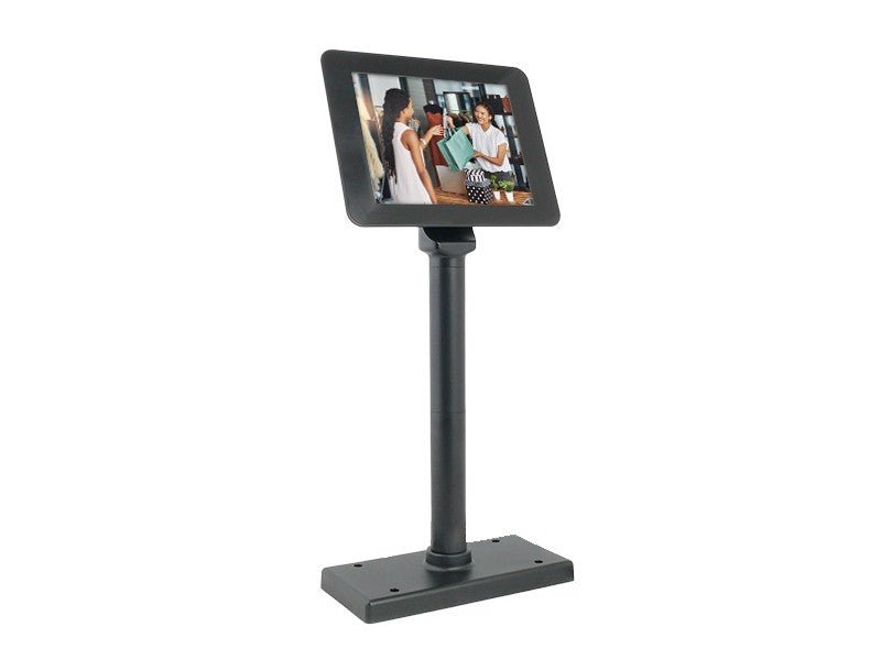 SD800J - 8" Kasa Monitörü, Gerçek Düz Ekran, USB-C DisplayPort-Alt Modu (Thunderbolt) Tek Kablo Bağlantısı, siyah