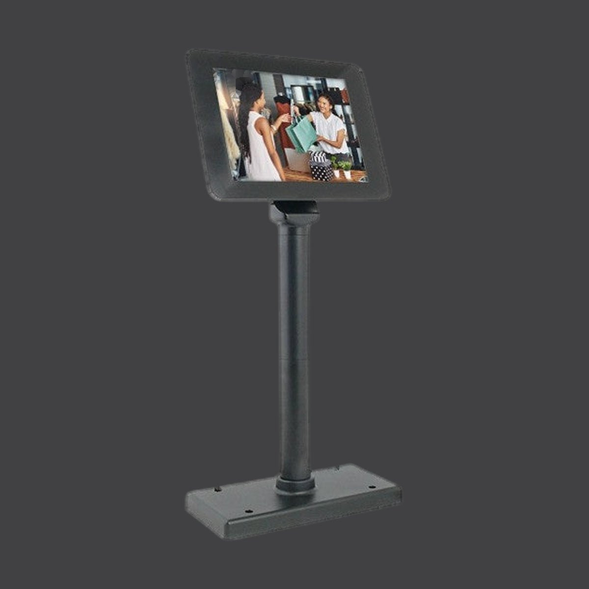 SD800J - 8" POS Monitor, True Flat Display, USB-C DisplayPort Alternate Mode (Thunderbolt) Single Cable Connection, black