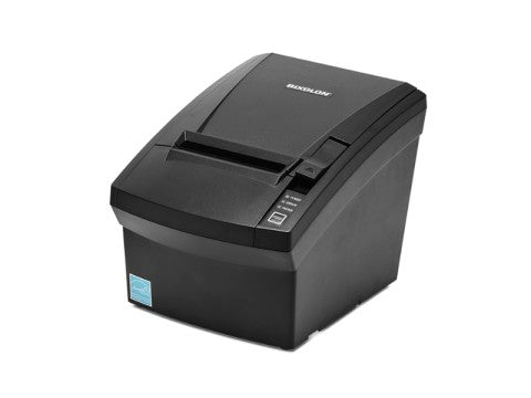 SRP-330III - Thermo-Bondrucker mit Abschneider, 180dpi, 250mm/Sek., USB + RS232, schwarz