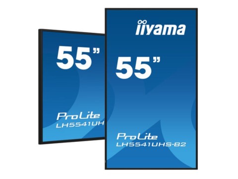 PROLITE LH5541UHS-B2 - 54.6" Digital Signage Display, 4K UHD Auflösung, Media Player, schwarz