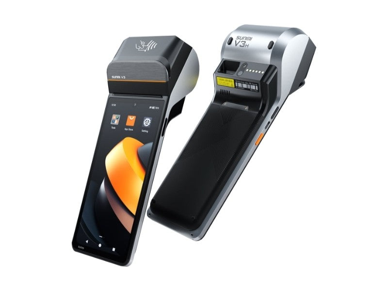 V3 - 6.75" Display, Android 13, 58mm Bondrucker + Labeldrucker, microSD Slot, 4G, NFC
