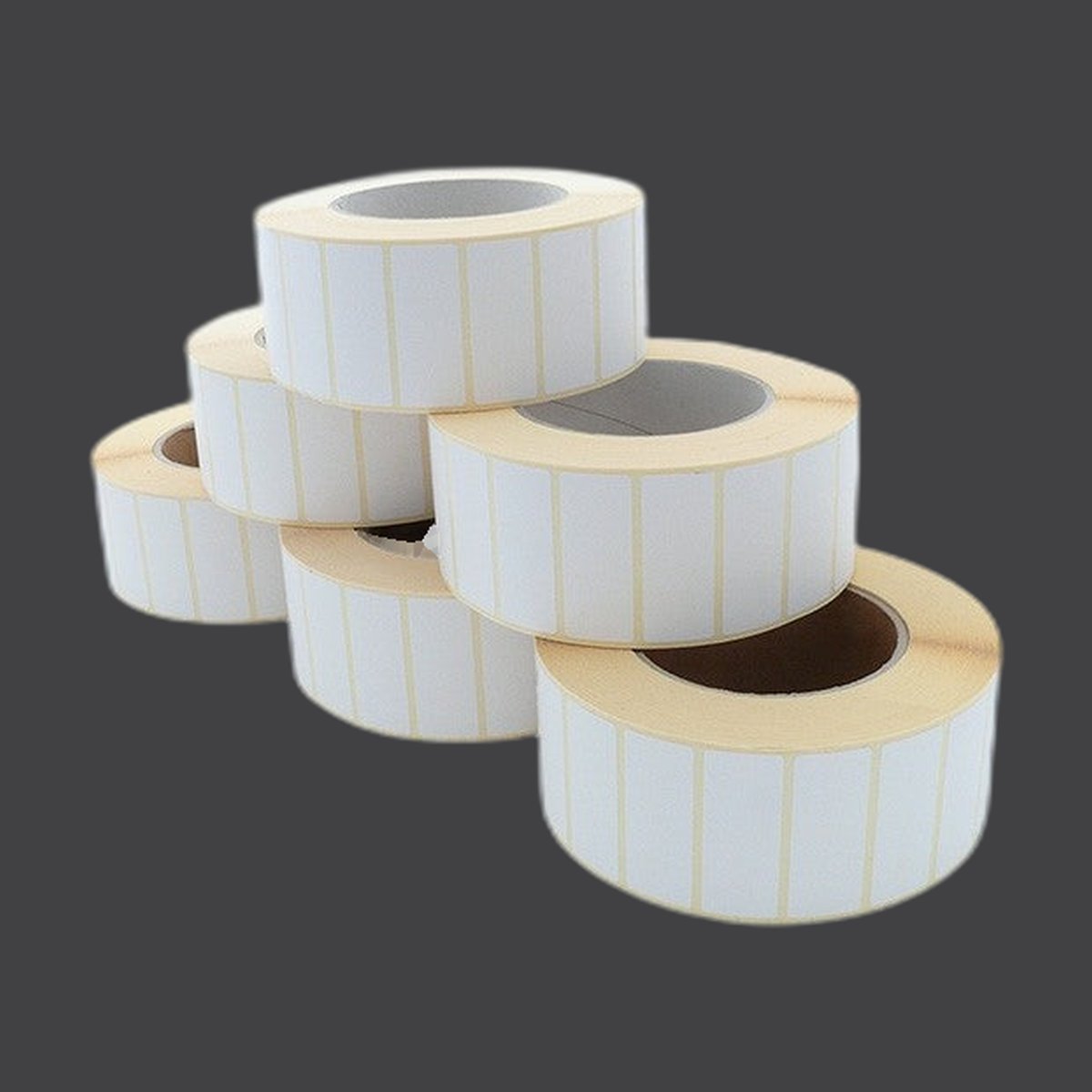 Etikettenrolle - Thermotransfer, 50 x 20mm, D135mm, Kern 76, 3000 Etiketten/Rolle, permanent