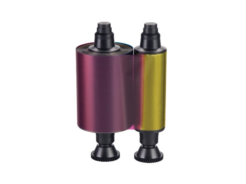 R3011 - 5 Panelli Renkli Şerit - YMCKO - Pebble, Dualys ve Quantum için 200 Kart/Rulo
