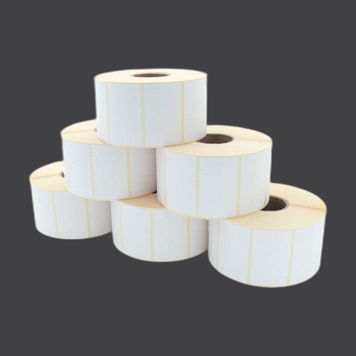 Etikettenrolle - Thermotransfer, 60 x 36mm, D127mm, Kern 40, 2000 Etiketten/Rolle, permanent