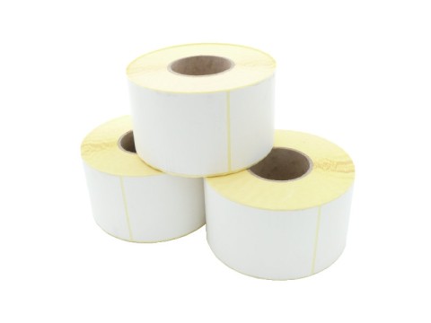 Etikettenrolle (Versandaufkleber DHL, Hermes, UPS, GLS, Fedex, DPD) - Thermodirekt, 101.6 x 152.4mm, D190mm, Kern 76mm, 980 Etiketten/Rolle, permanent