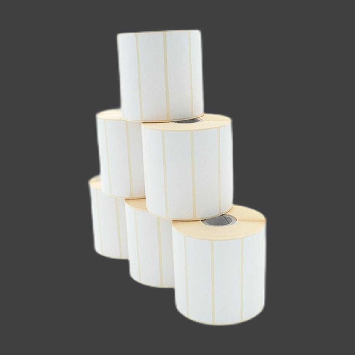 Etikettenrolle - Thermodirekt, 80 x 23mm, D100mm, Kern 25,1500 Etiketten/Rolle, permanent, 48 Rollen/VPE