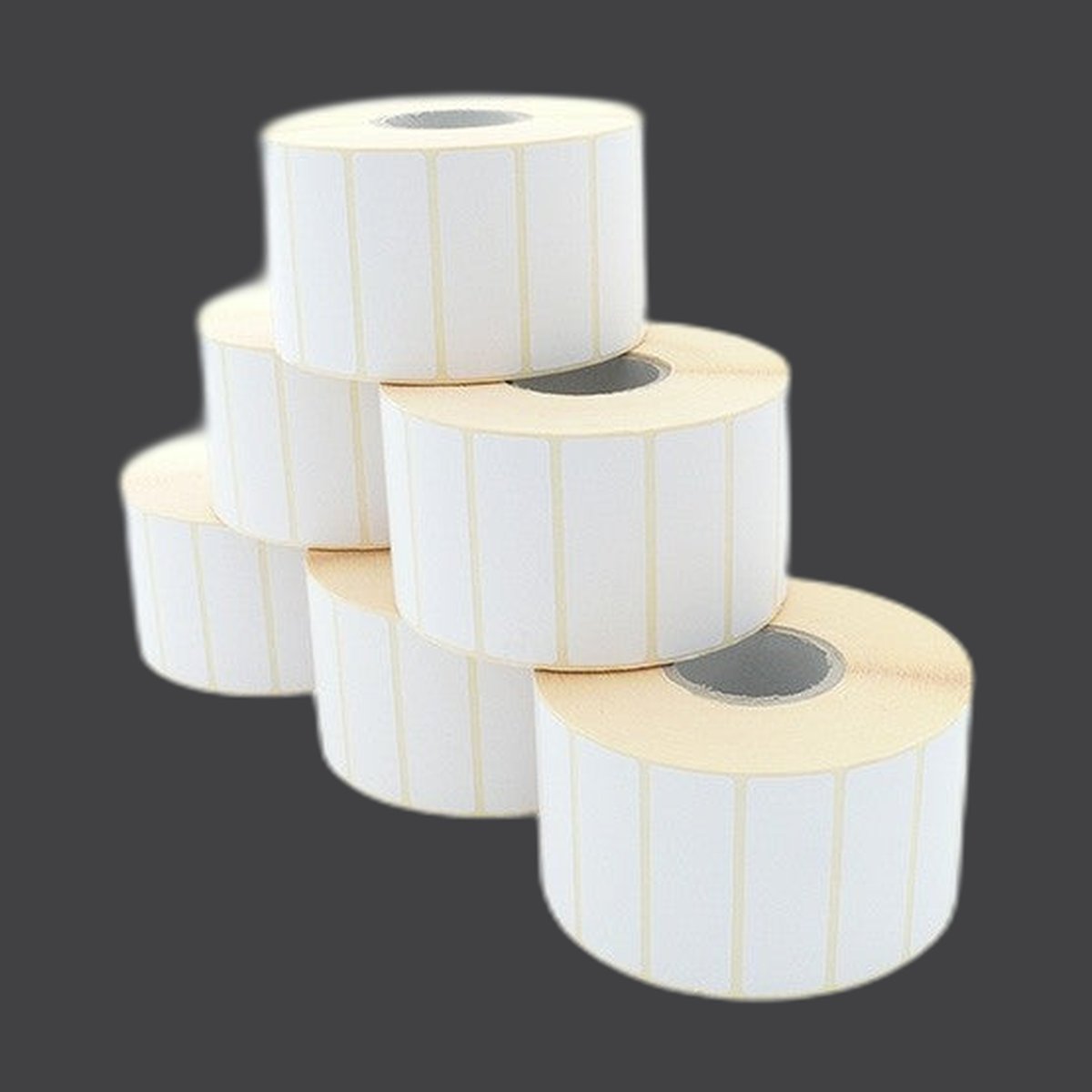Etikettenrolle - Thermotransfer, 60 x 20mm, D110mm, Kern 40, 2600 Etiketten/Rolle, ablösbar
