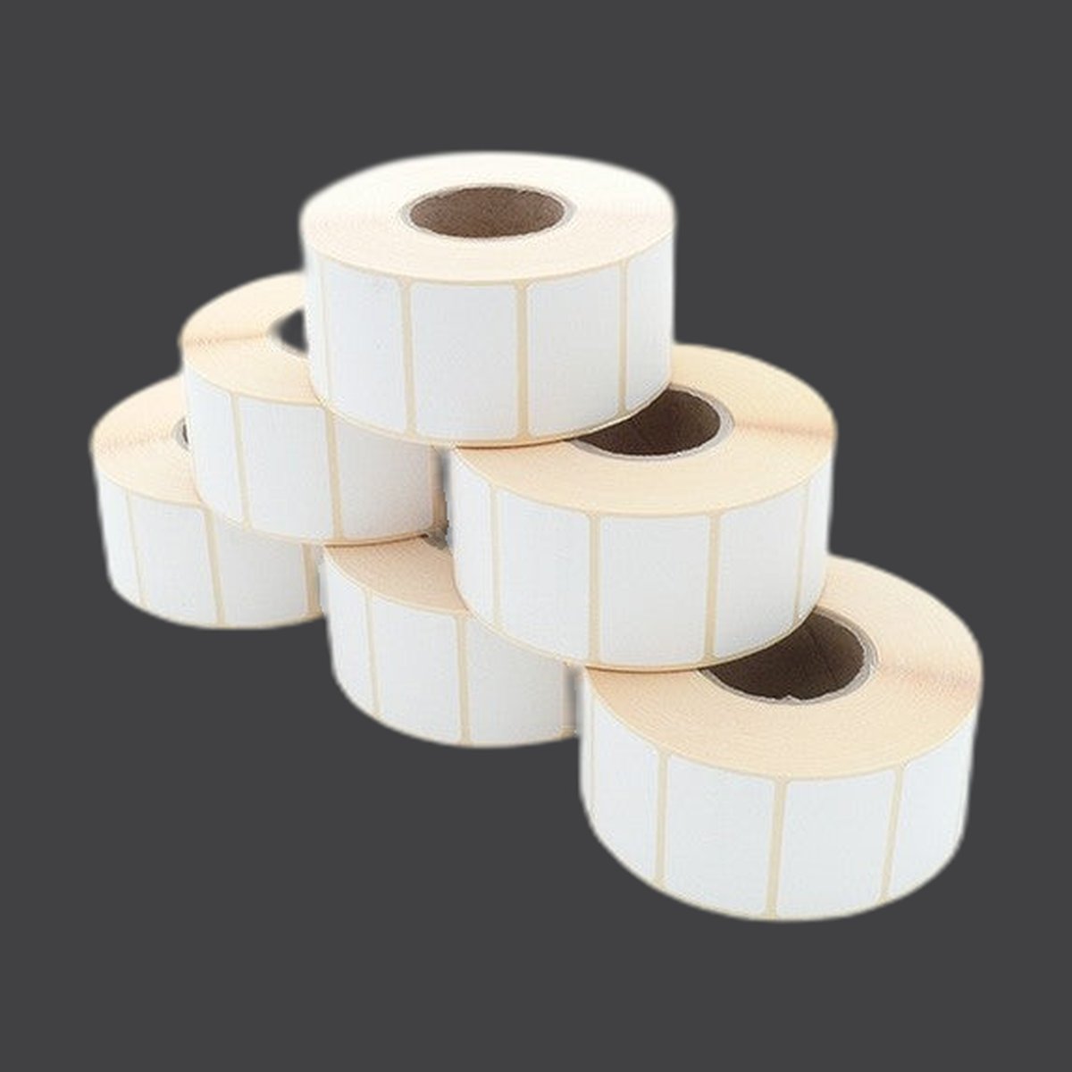 Etikettenrolle - Thermodirekt, 40 x 25mm, D100mm, Kern 40, 1650 Etiketten/Rolle, permanent