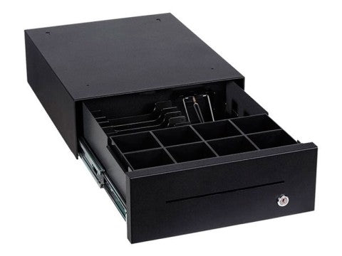 MDX 32 - Metall-Kassenschublade, 8 kalibrierte Coin Cups, 6 stehende Notenfächer, anthrazit