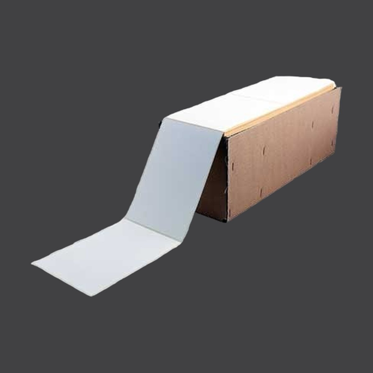 Etikettenrolle - Thermodirekt, 110 x 162mm, Leporello gefaltet, 2000 Etiketten/Karton, permanent