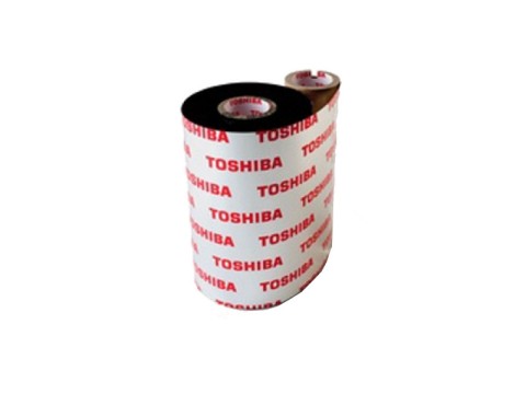 Farbband - Harz kratzfeste/lösungsmittelbeständige Qualität, 600m x 55mm, schwarz, 1 Zoll-Kern, Außenwicklung