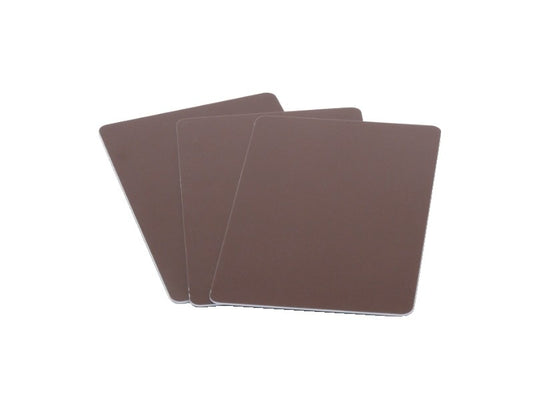 Plastik Kart - 86 x 54mm, 30mil, 0.76mm (boş) - kahverengi