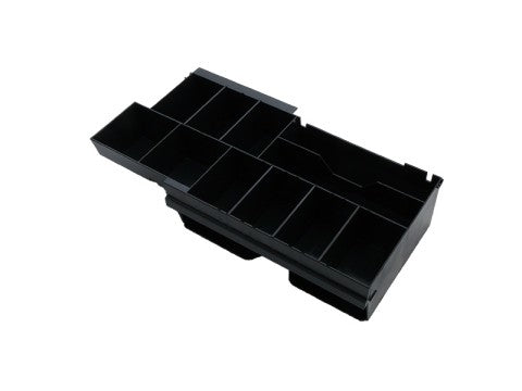 Hartgeldeinsatz für Euro ECC Geldkassette, anthrazit