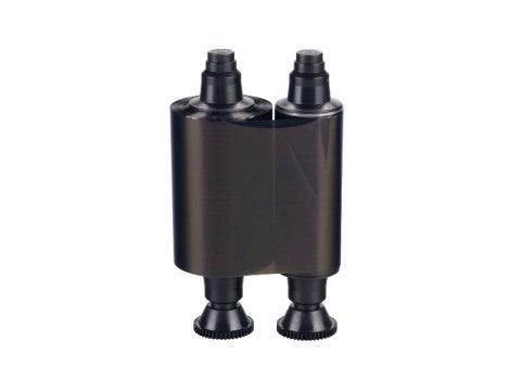 R2029 - Einfarbiges Farbband - Wachs schwarz - 1000 Karten/Rolle  Blackflex  (für ABS und speziell lackierte Karten)