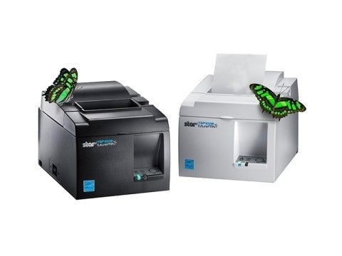 TSP143IIILAN - Thermo-Bondrucker mit Abschneider, 80mm, Ethernet, weiss