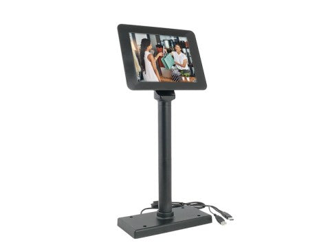 SD800 - 8&quot; Kassenmonitor, True Flat Display, USB Anschluss, schwarz