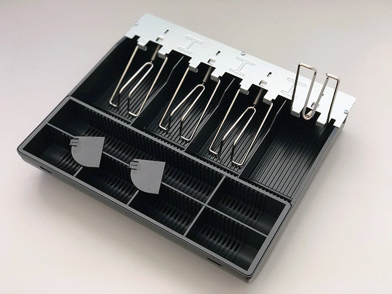 Insert for AC-3330 cash drawer with customizable coin insert and 4 note compartments
