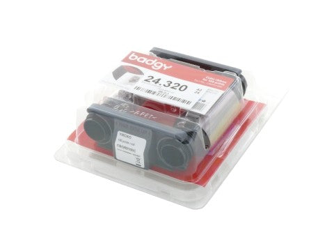 Farbband für Badgy - YMCKO Farbband  100 Drucke per Rolle