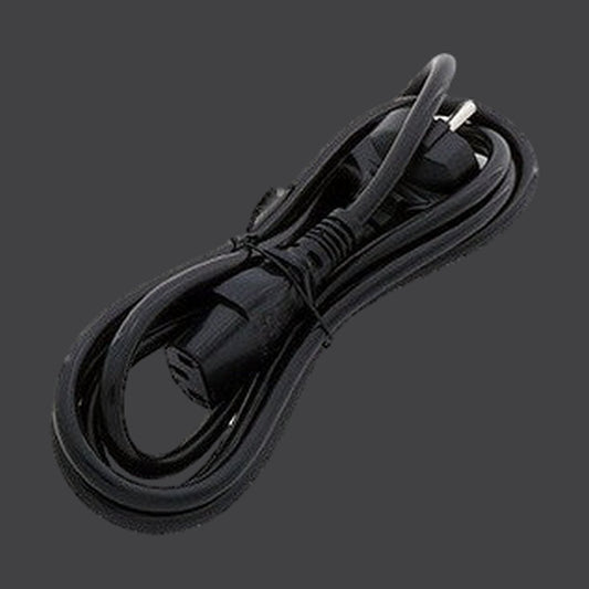 Netzkabel Stromanschluss (Kaltgerätekabel) 3pol. (Schwarz)