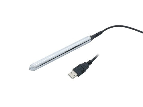 WD200 - Barcode Lesestift, USB-Anschluss, silber