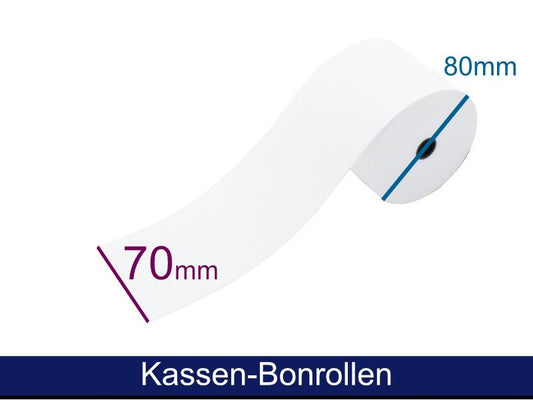 Kasa rulosu - Normal kağıt HF 69-70 80 12 (G/Ç/K), yaklaşık 58m