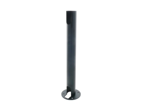 Standrohr mit Tischbefestigung, schwarz, Höhe 400mm