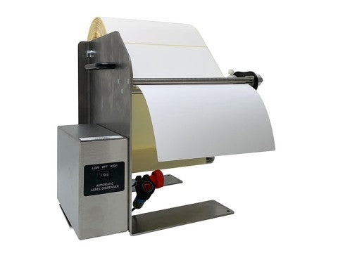 LD-300-RS-SS - automatischer Etikettenspender, Etikettenlänge 6-300mm, Etikettenbreite bis 218mm, Edelstahl
