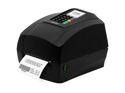 D4-302-K - Etikettendrucker, Thermotransfer, 203dpi, USB + RS232, Display, Tastatur, schwarz