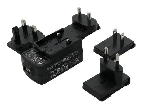 USB Netzteil 5V/2A (inkl. EU-, US-, UK- und AU-Stecker)  für ScanPal 5100 / 6100 / 6500 / 7600, EDA50, EDA51, EDA50HC, EDA51K. EDA5S und CN80