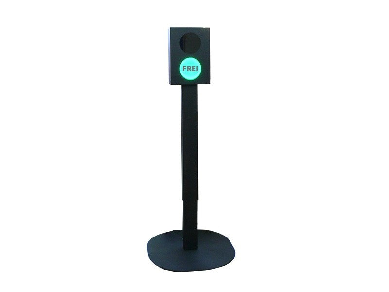 Traffic light - Access control, people counter for shops etc., individually adjustable, contactless, with acoustic signal