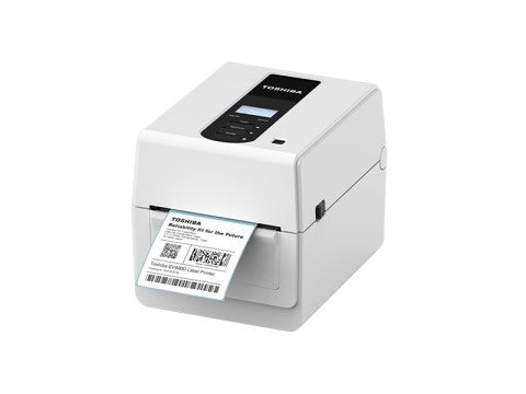 BV410D-TS02-QM-S - Etikettendrucker, thermodirekt, 300dpi, USB + Ethernet, LCD-Display, weiss