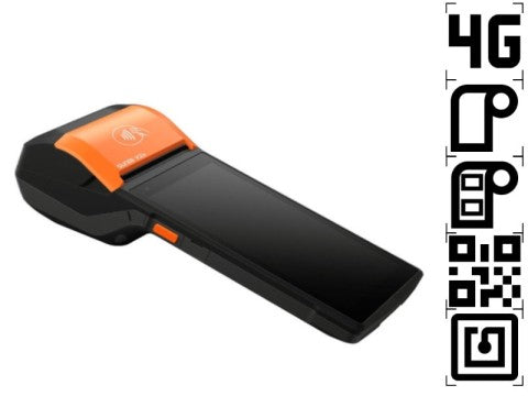 V2s L2D - 5.5&quot; Display, Android 11, 58mm Bon-/Etikettendrucker, 2D Scanner, microSD Slot, 4G, NFC