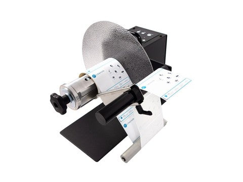 UNI-CAT-R16 - Externer Etiketten-Ab-/-Aufwickler, Easy-Load-Quick-Chuck für 76mm-Kern, Durchmesser 400mm, Breite 170mm, max. Gewicht 10kg