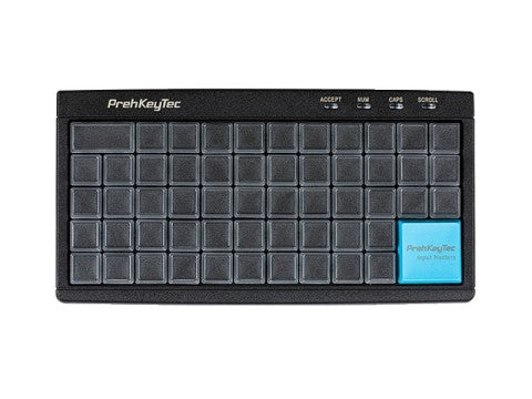 MCI 60 - Programmierbare Kassentastatur, 60 x 1-fach Tastenkappen, USB, schwarz