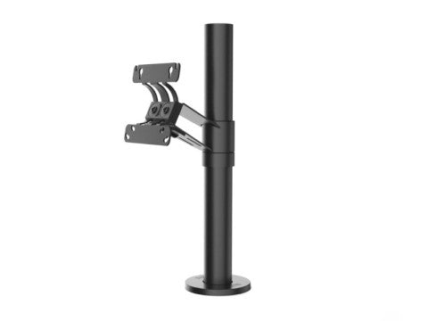Essentials - Monitorhalterung, VESA 75/100 Halterung (ARC-Design), kipp- und schwenkbar, schwarz