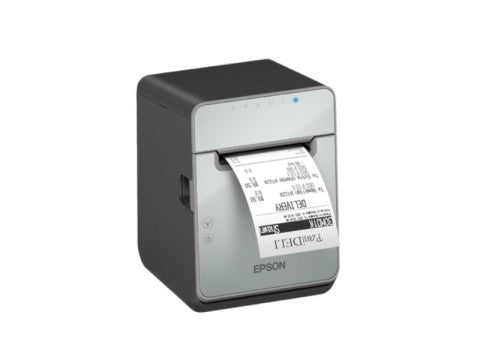 TM-L100 - Thermodirektdrucker für trägermaterialfreie Etiketten, USB + Ethernet + Lightning, schwarz