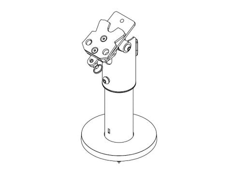PRE-SET EFTS01 - EC-Karten Terminal Halterung für Ingenico Lane-3000-5000-7000, graphitgrau
